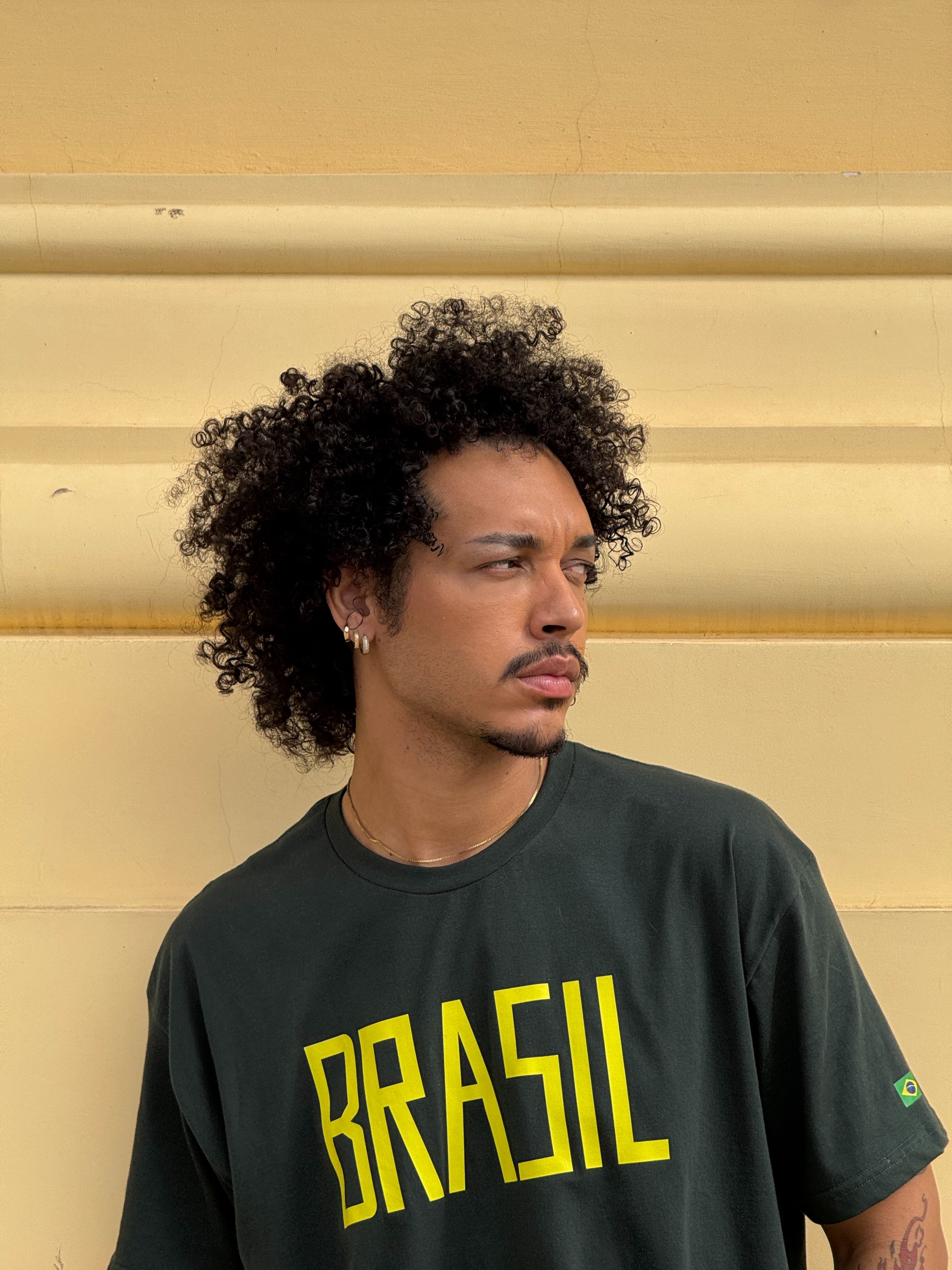 Camiseta Verde Brasil com Manga